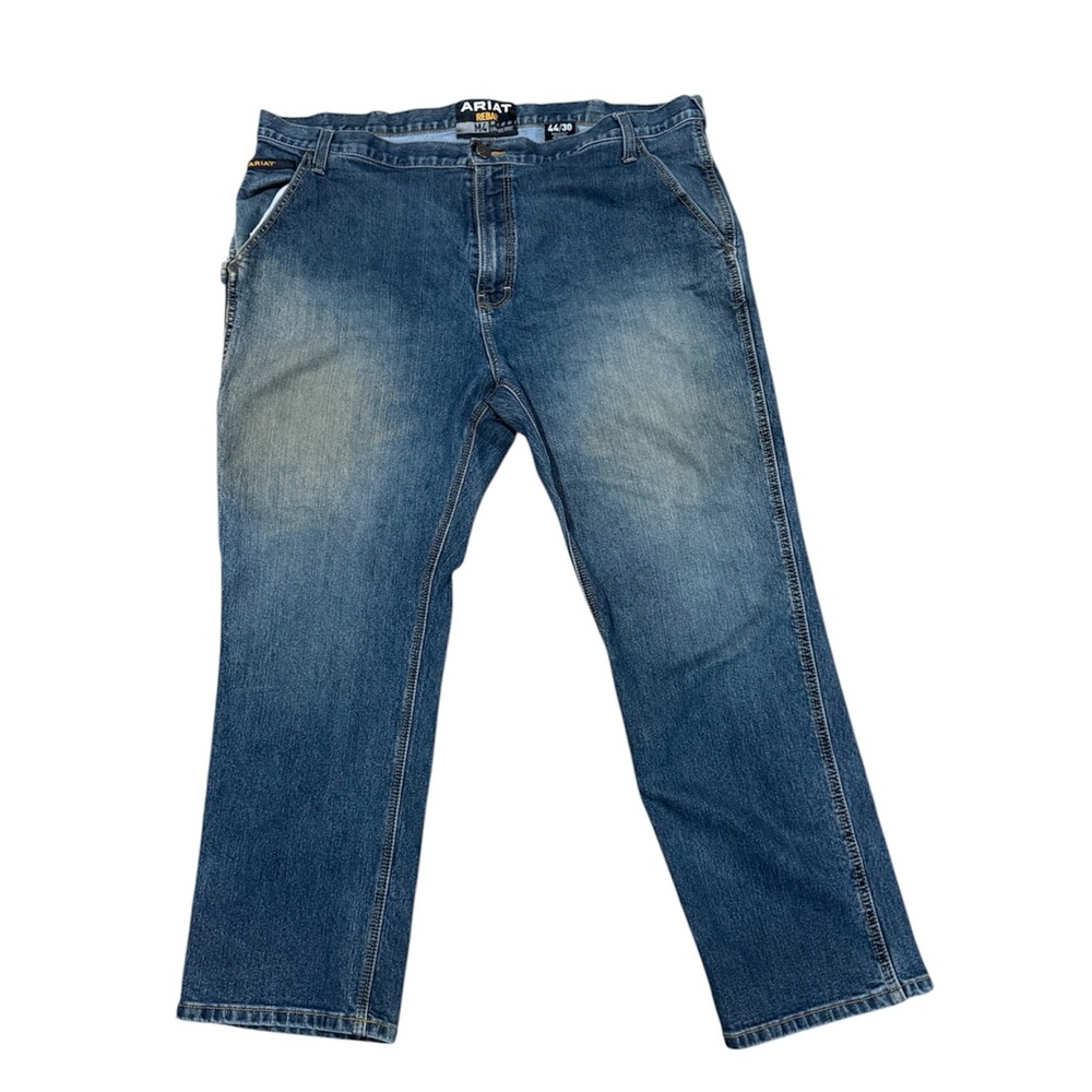 Ariat Men Denim Jeans Size 44x28.5 Altered Rebar M4 Low Rise